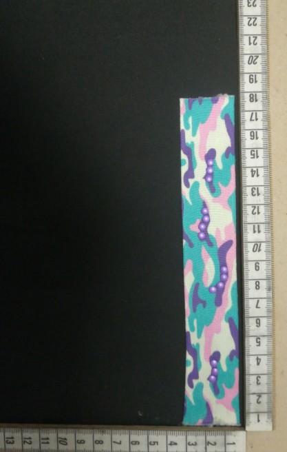 Taş Kamuflaj Desenli Raşel Bant, 3 cm