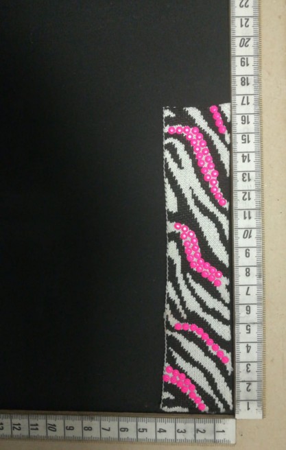 Neon Taş Detaylı Polyester Şerit Bant