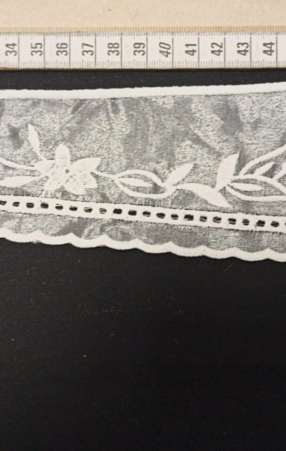 Beyaz Organze Yaka Aksesuarı