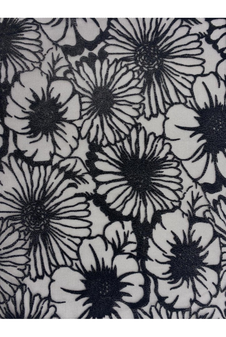 150 cm Siyah Likralı Tül