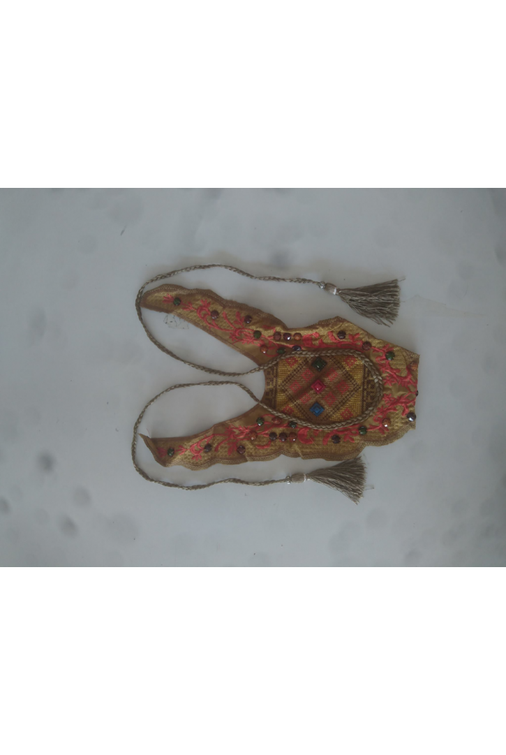 İthal Boncuklu Renkli Yaka