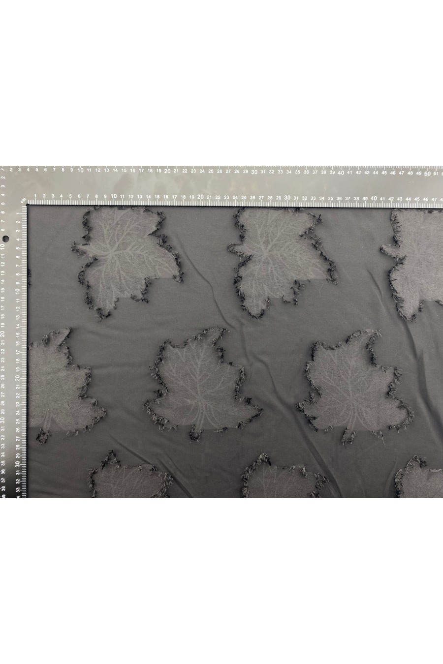 19770 ŞİFON/YERLİ/LEZ/POLYESTER/KESME/SİYAH/150 CM