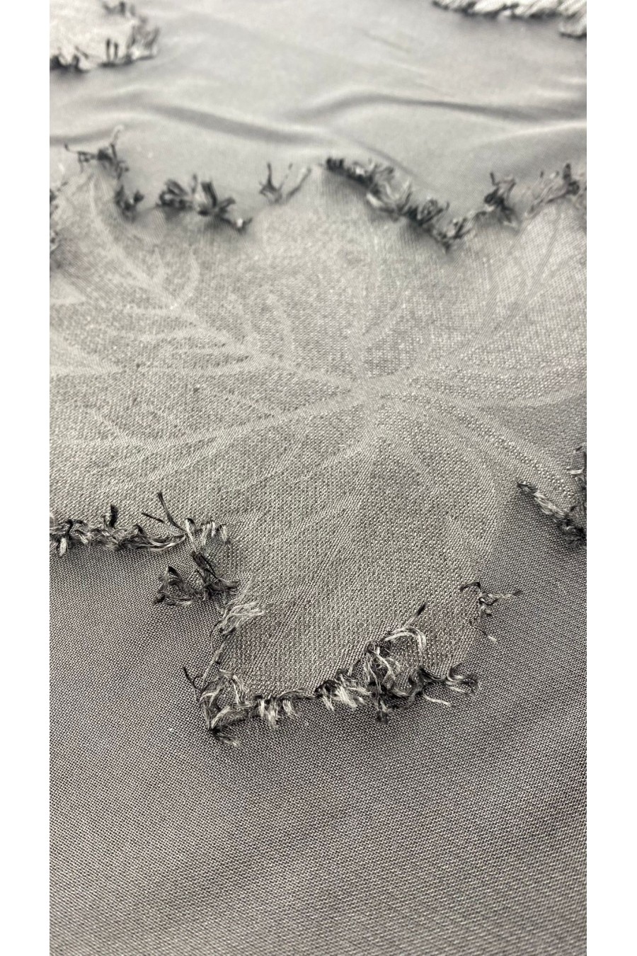 19770 ŞİFON/YERLİ/LEZ/POLYESTER/KESME/SİYAH/150 CM