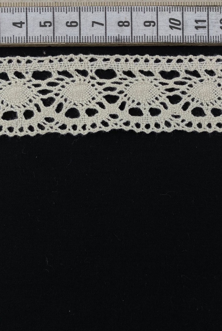 13078 DANTEL/YERLİ/BANT/KOPANAKİ/PAMUK/HAM/3 CM