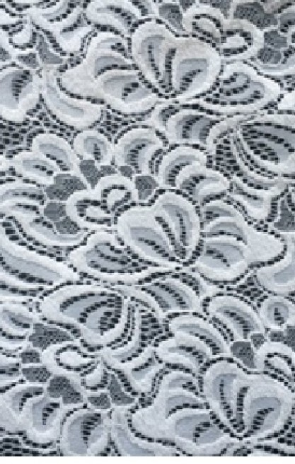 Likralı Naylon İthal Dantel - Fikseli