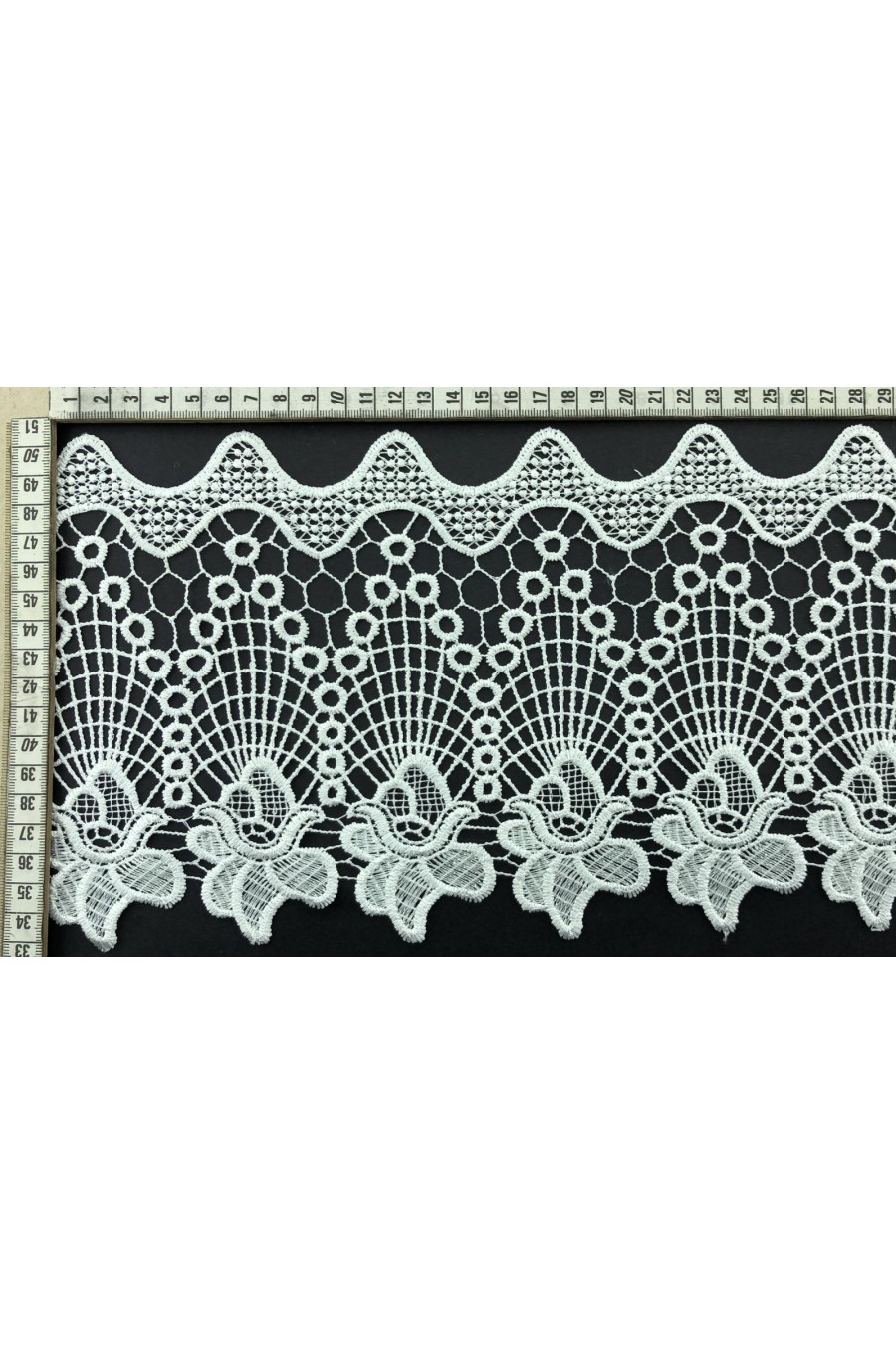 Parlak Polyester Güpür Brode, 17 cm