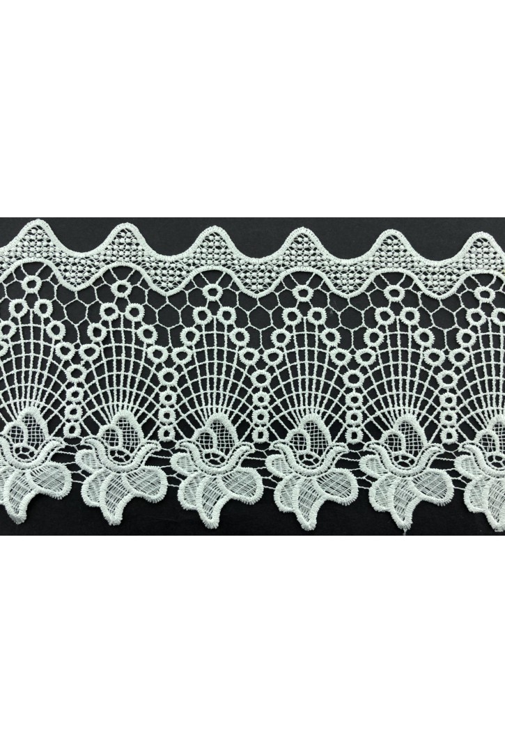 Parlak Polyester Güpür Brode, 17 cm