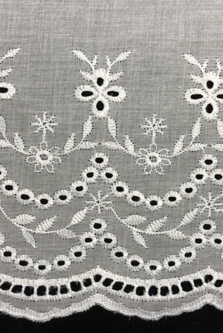 Kasar İşlemli Bohrerli Pamuk Vual Yerli Brode Bant