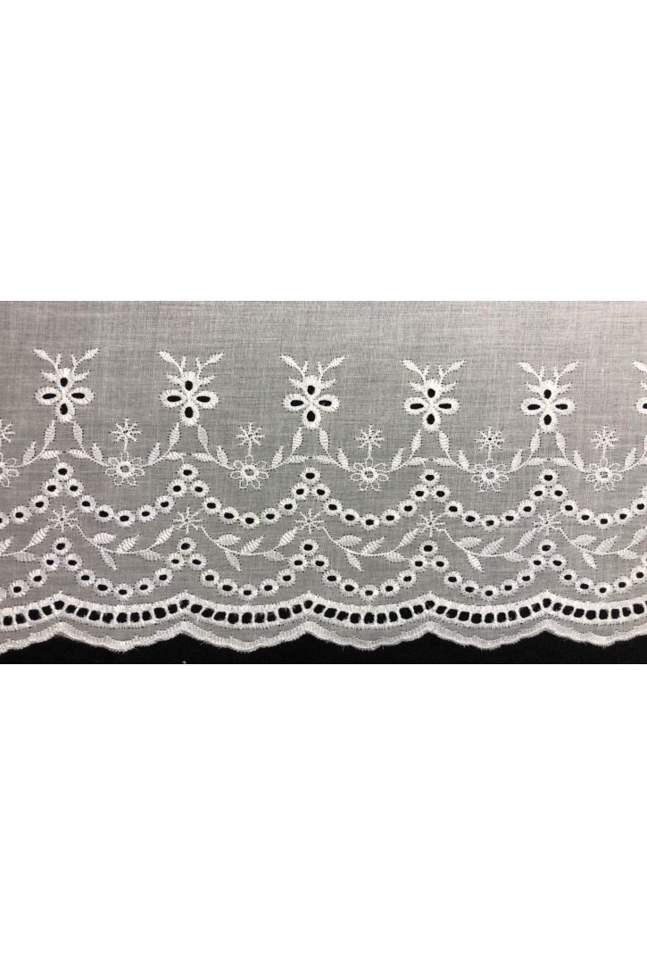 Kasar İşlemli Bohrerli Pamuk Vual Yerli Brode Bant