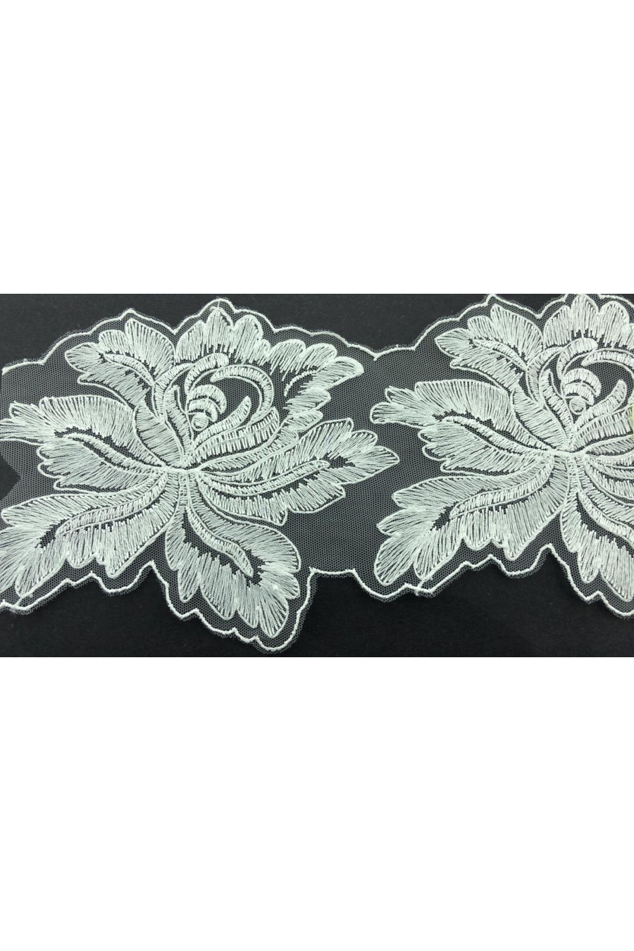 4055-METRE Kordlu Ham Polyester Brode Bant