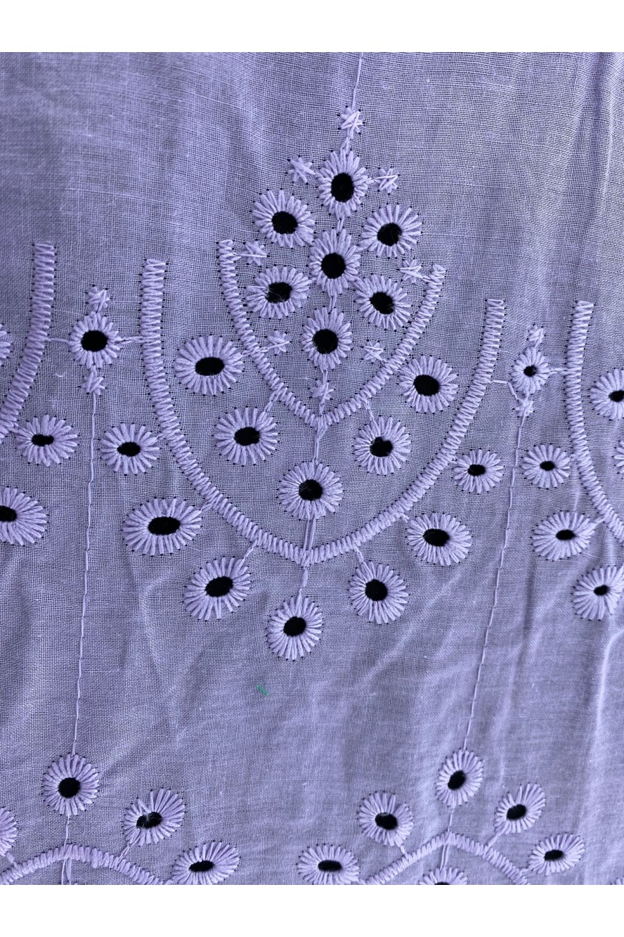 Levander Bohrerli Pamuk Polyester İthal Brode Kumaş