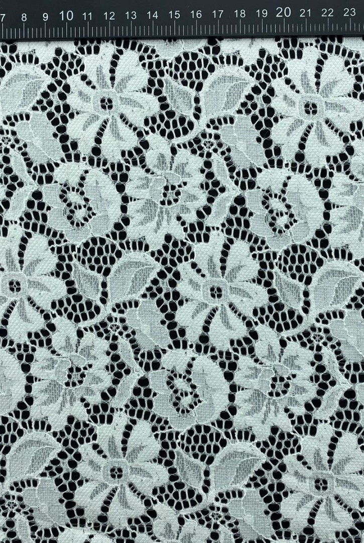 Ham Likralı Polyester Dantel