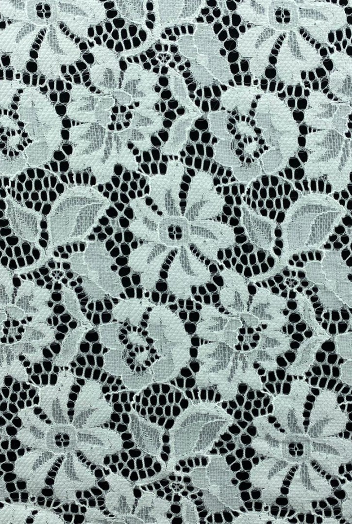 Ham Likralı Polyester Dantel