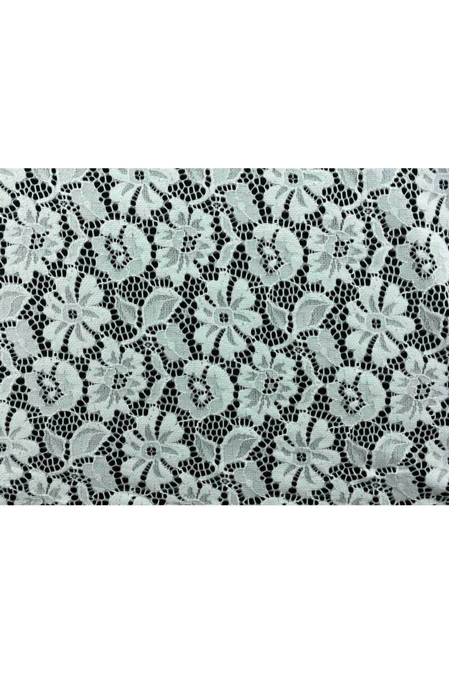 Fikseli Likralı Polyester Dantel