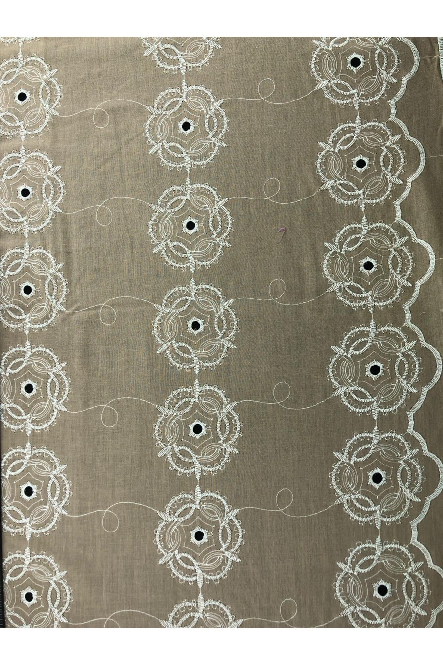 18035  BRODE/YERLİ/LEZ/VUAL/PAMUK POLYESTER/BEJ/135 CM