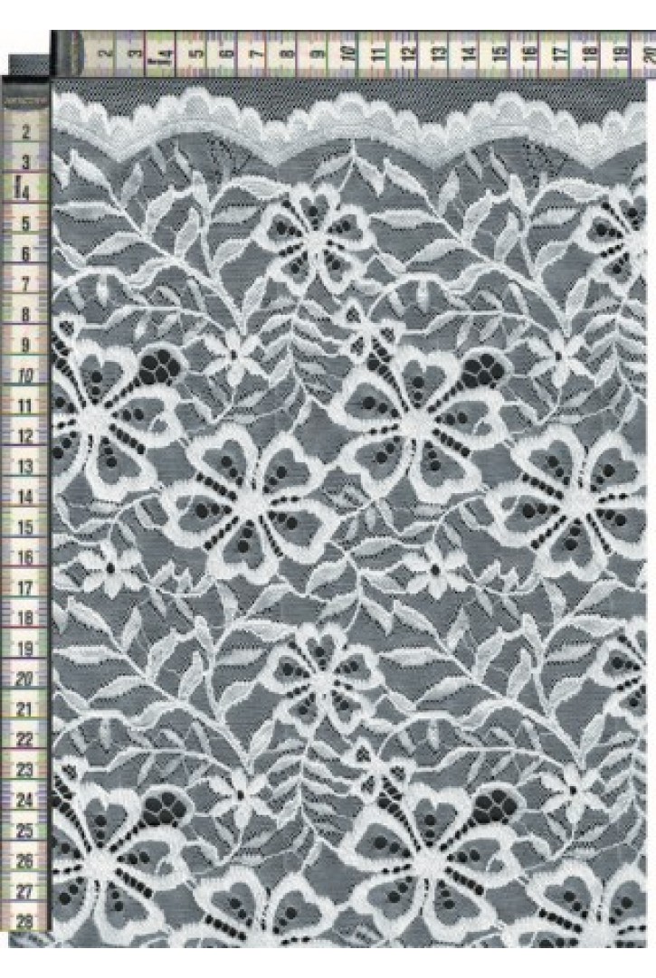 Fikse Edilmiş Rijit Naylon İthal Dantel