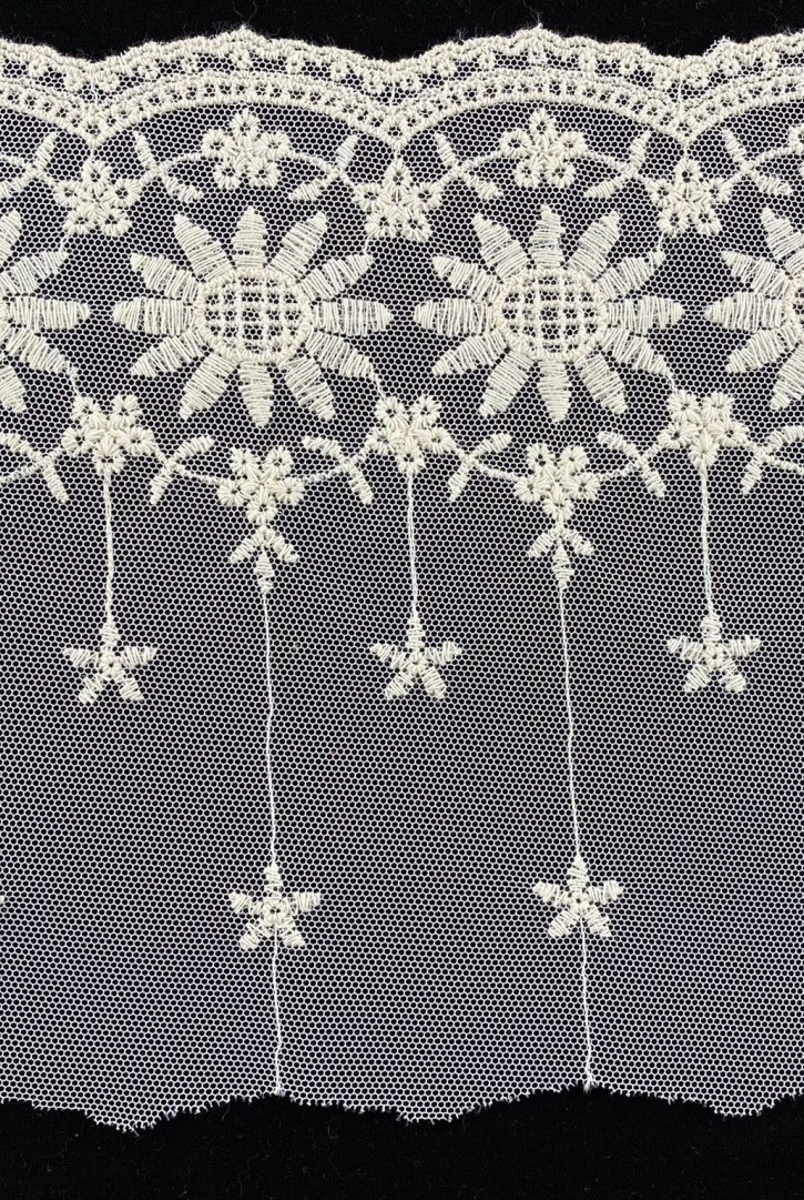 Ham Pamuk Tül Üzeri Brode Bant