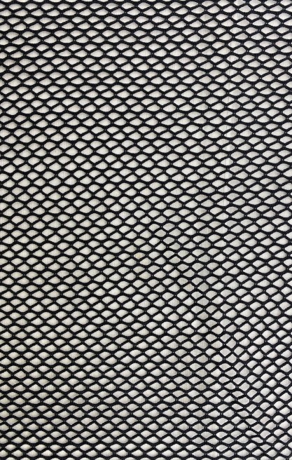 Siyah 140 cm Likralı File Polyester Kumaş