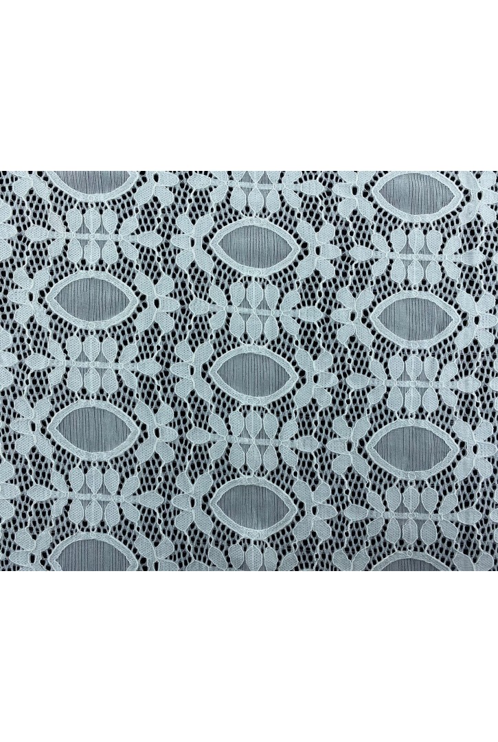 Fikse Edilmiş Likralı Naylon Kordlu Dantel - 150 cm