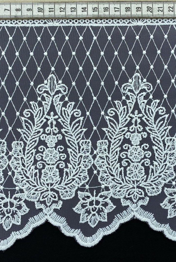 Brode Yerli Bant Polyester Tül Üzeri Ham 20 CM