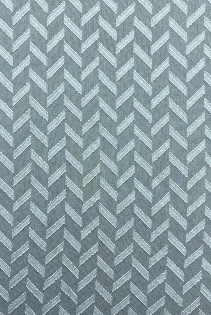 Off White Jakarlı Şifon Kumaş – İthal Polyester | 150 cm En