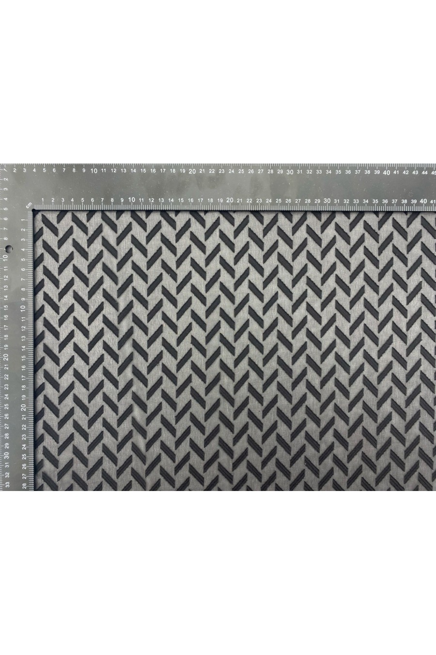 18318-METRE Siyah Jakarlı Şifon Kumaş – İthal, Hafif ve Şık | 150 cm