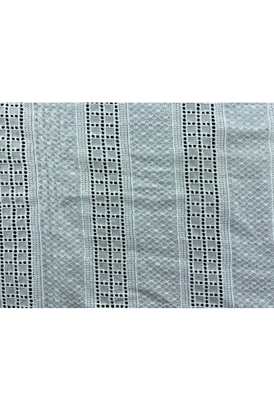 Kahve Zemin Bej İplik Vual Brode