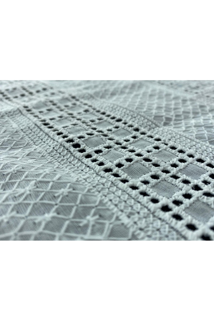 Kahve Zemin Bej İplik Vual Brode