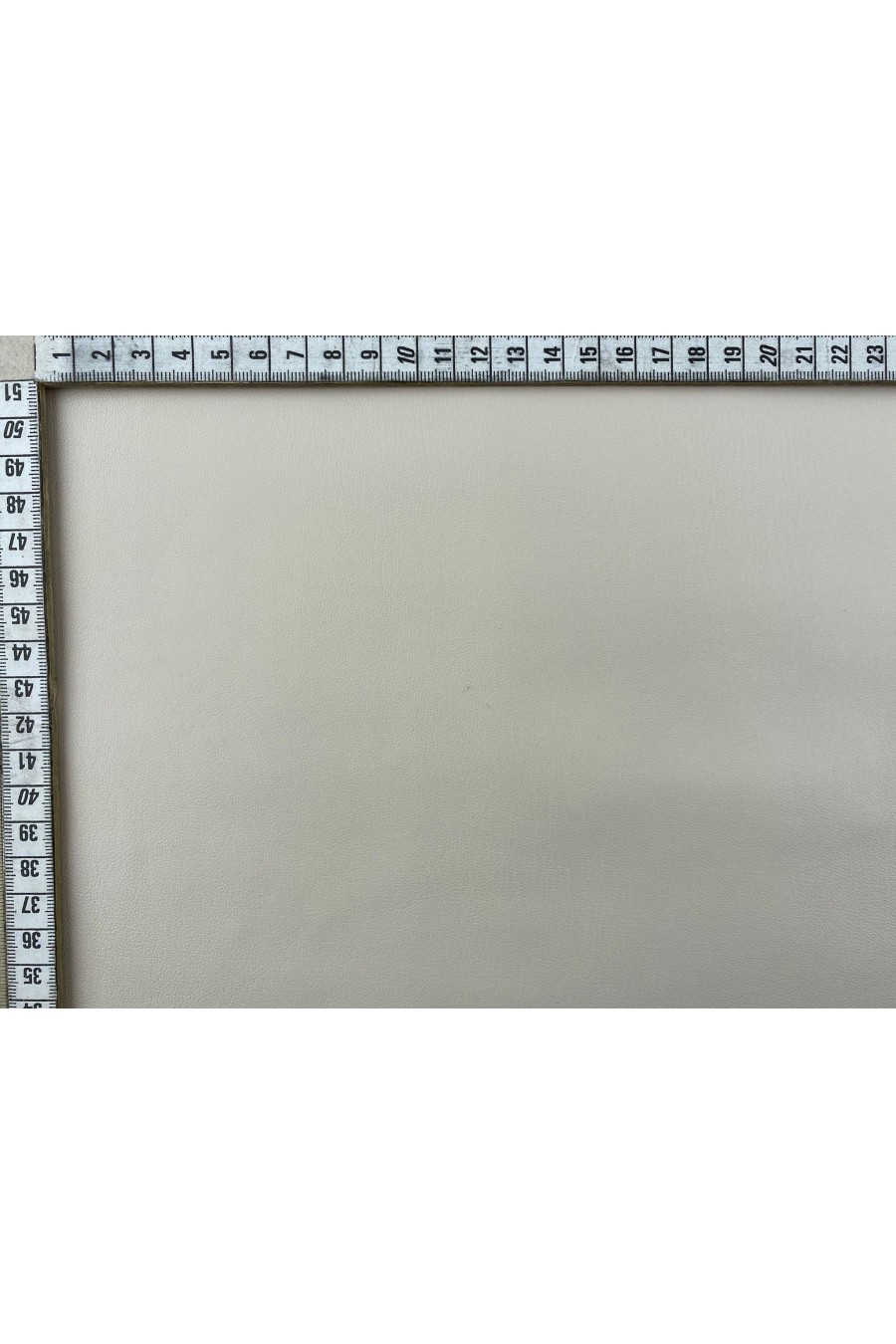 11434-METRE Krem Renk Zara Deri Kumaş - İthal, Polyester ve Likra Karışımı, 150 cm