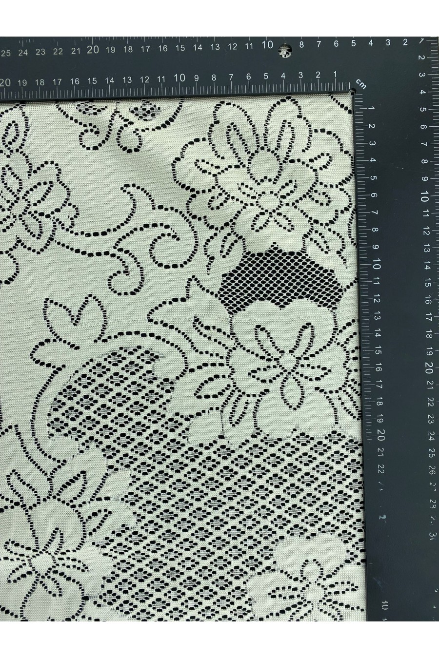 Krem Polyester Dantel - 150 cm