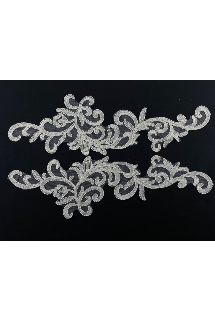 Ham Düz Aplik Polyester Brode