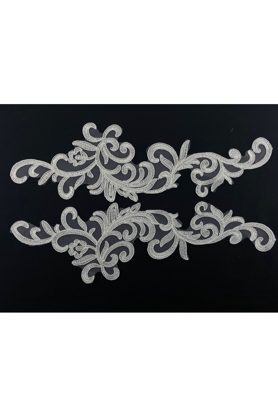 Ham Düz Aplik Polyester Brode