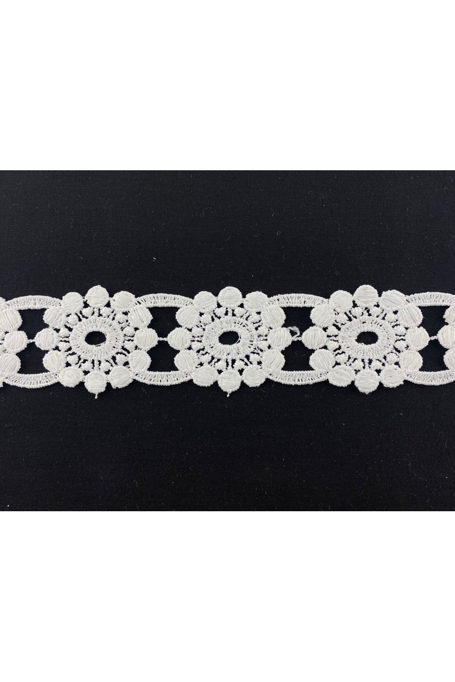 4,5 cm Ham Mat Polyester Güpür Brode Bant