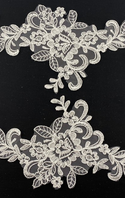 3138 BRODE/YERLİ/APLİK/POLYESTER/KORDLU/DÜZ/HAM