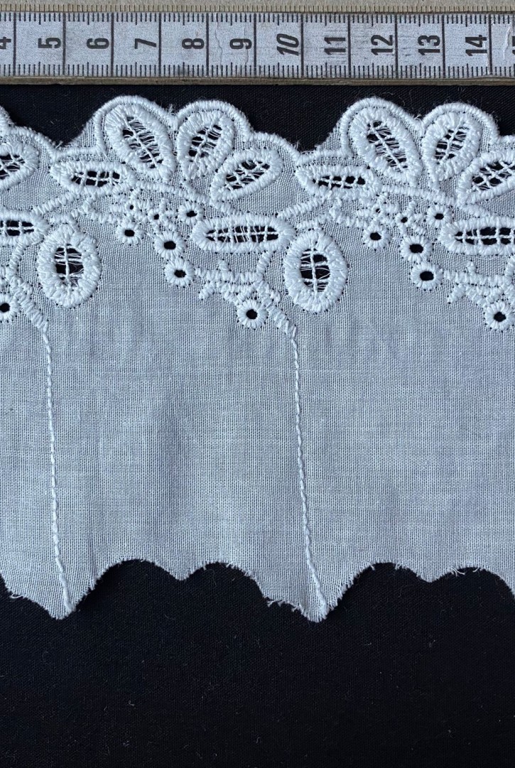 Yerli Mat Polyester Vual Brode Bant, 11.5 cm