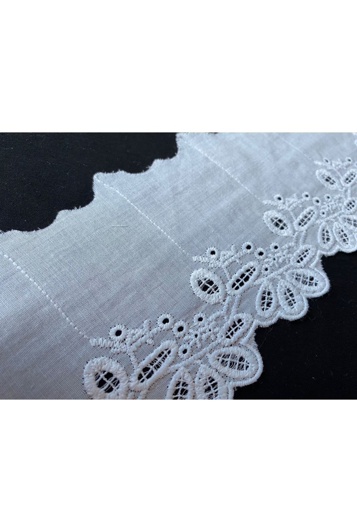 Yerli Mat Polyester Vual Brode Bant, 11.5 cm