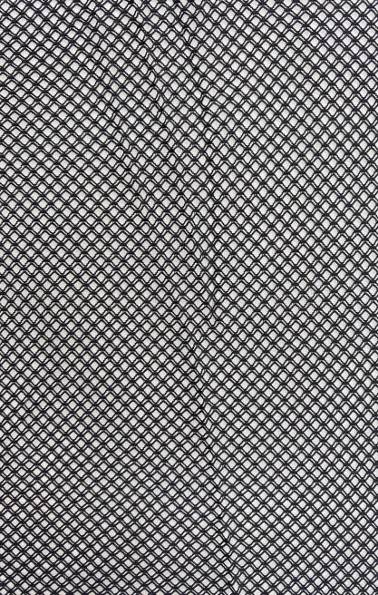 Siyah Likralı File Kumaş - Yerli Polyester, 140 cm (10077)