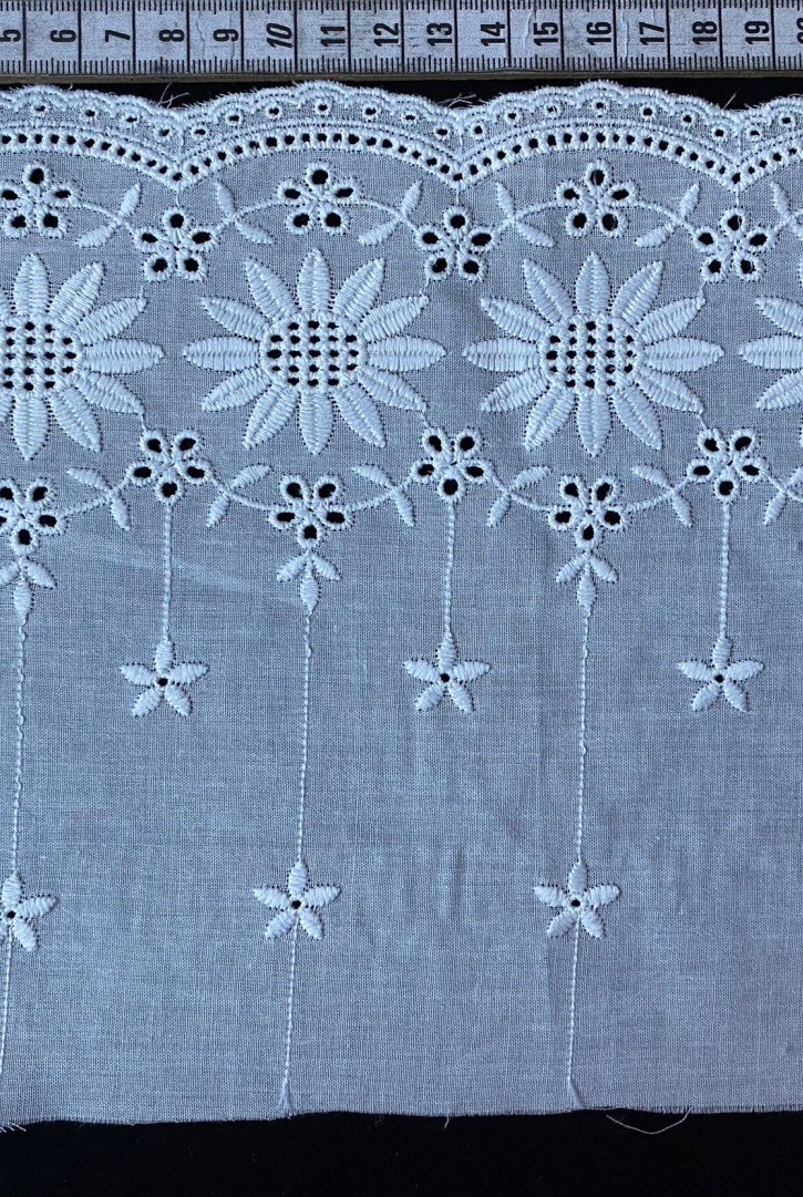 Yerli Mat Polyester Vual Brode Bant, 20 cm