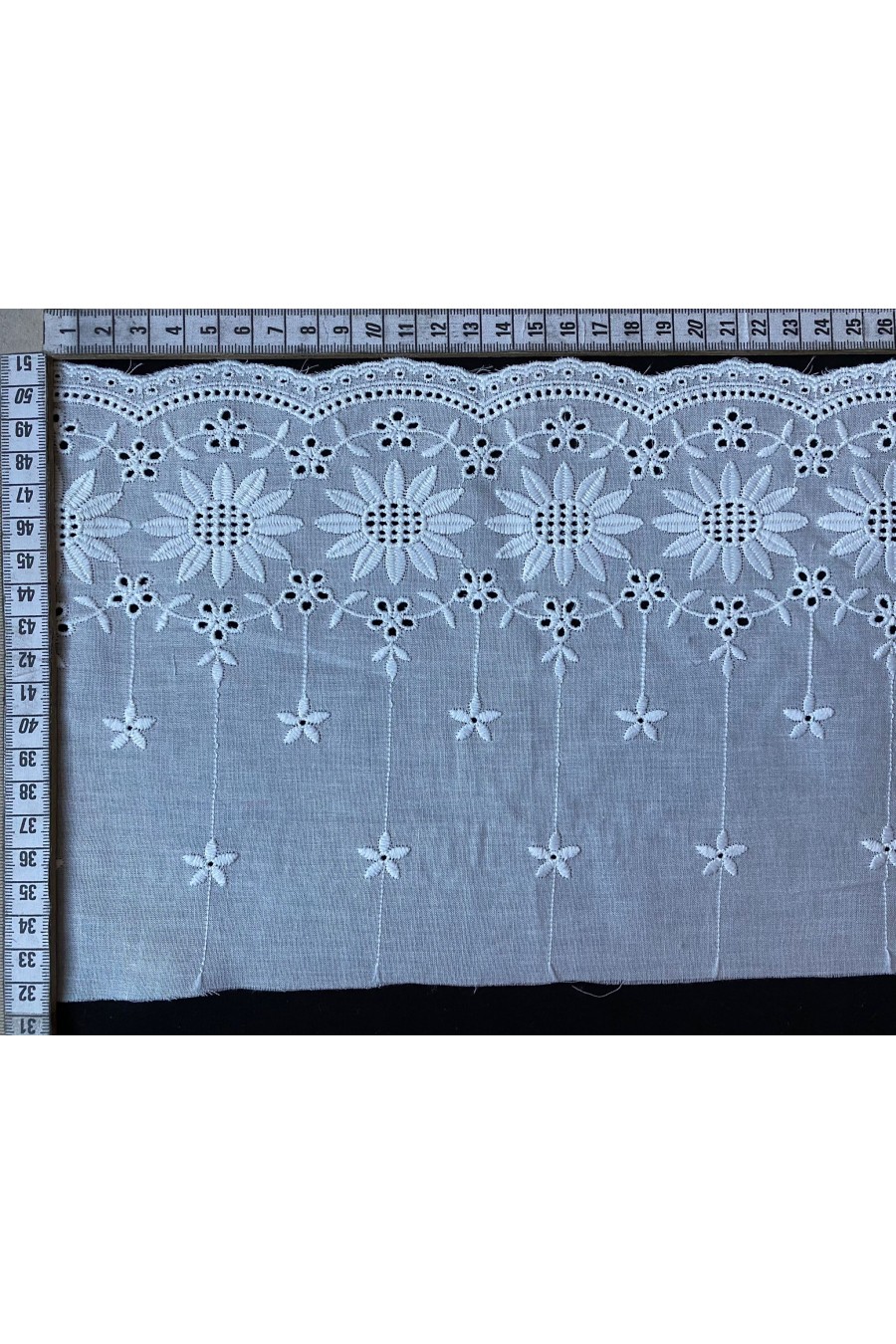 10267-METRE Yerli Mat Polyester Vual Brode Bant, 20 cm