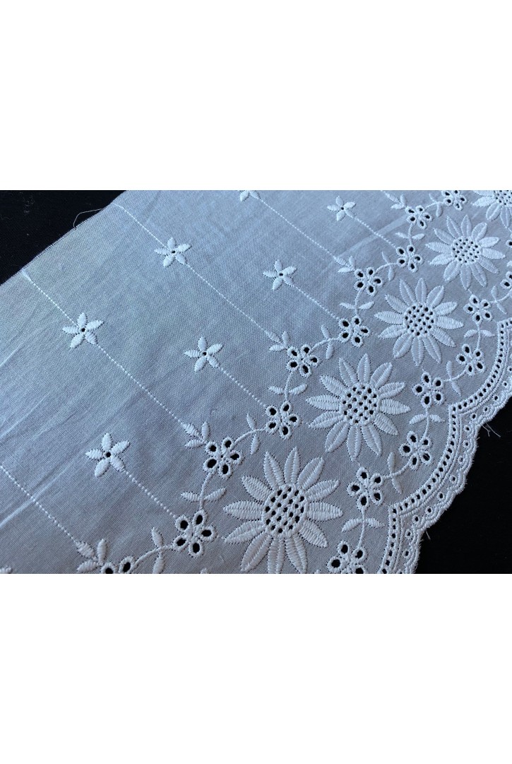 Yerli Mat Polyester Vual Brode Bant, 20 cm