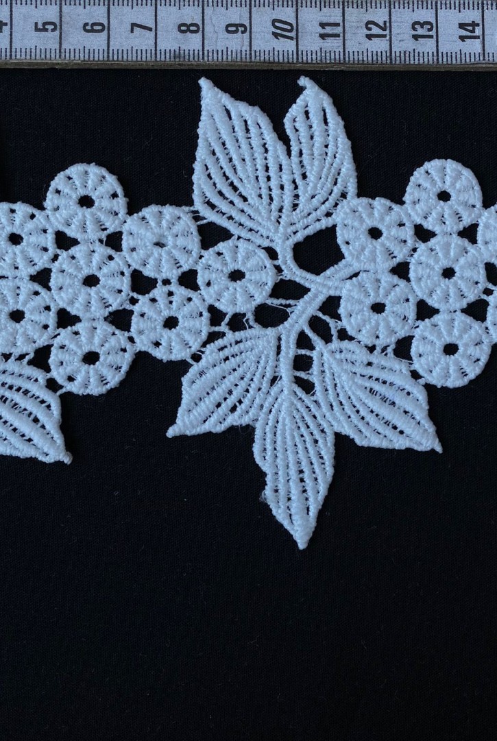 Ham İthal Güpür Brode Bant, Mat Polyester, 10 cm