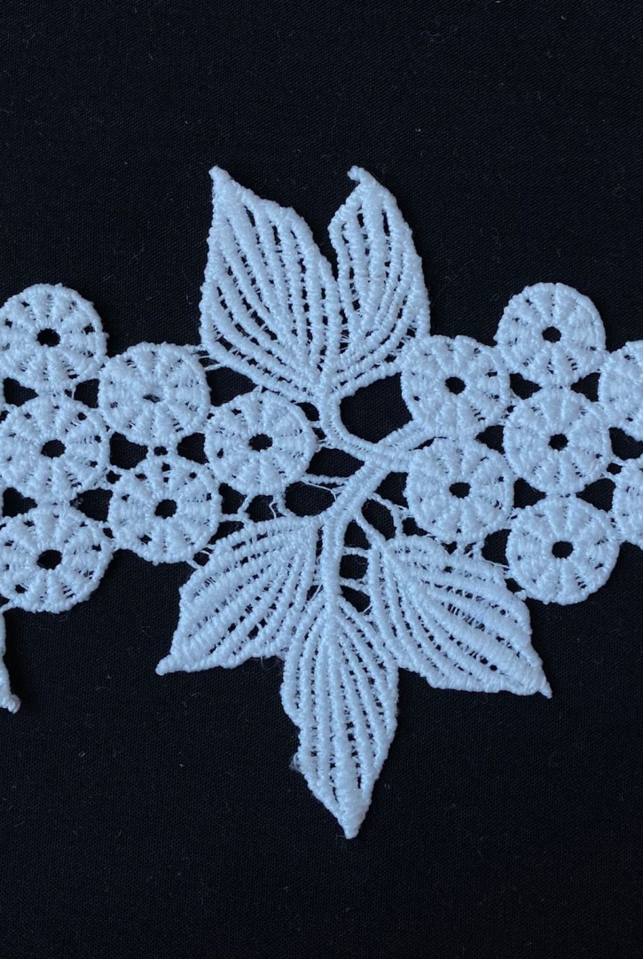 Ham İthal Güpür Brode Bant, Mat Polyester, 10 cm