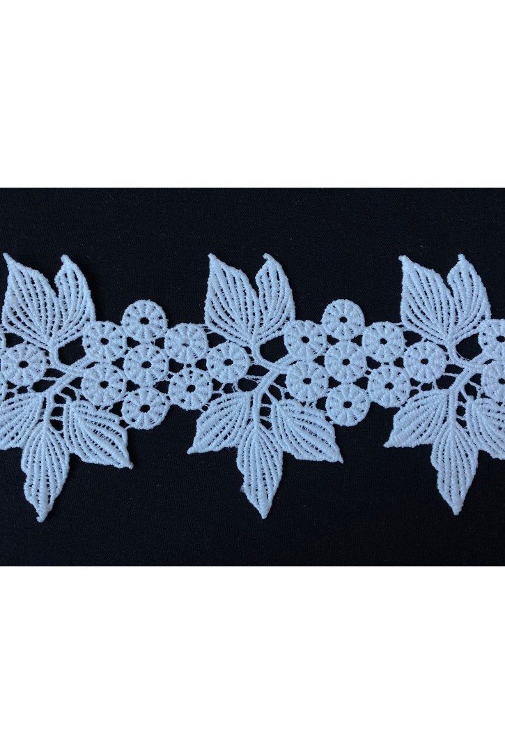 Ham İthal Güpür Brode Bant, Mat Polyester, 10 cm