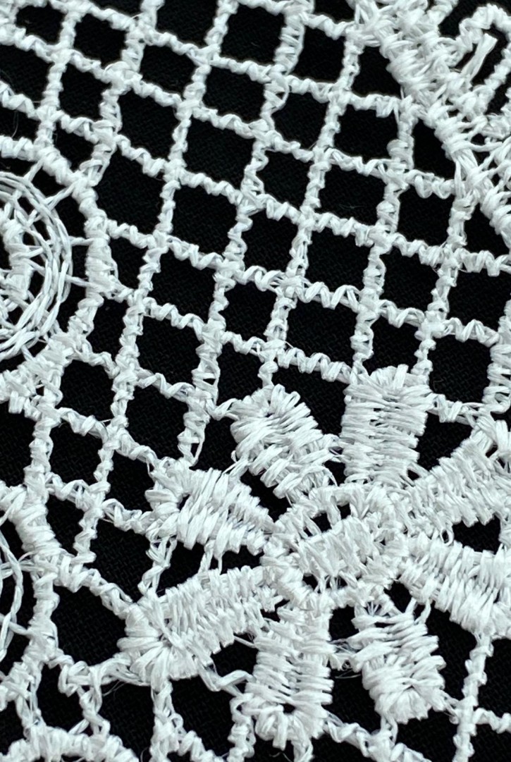 Ham Güpür Brode Bant, Polyester