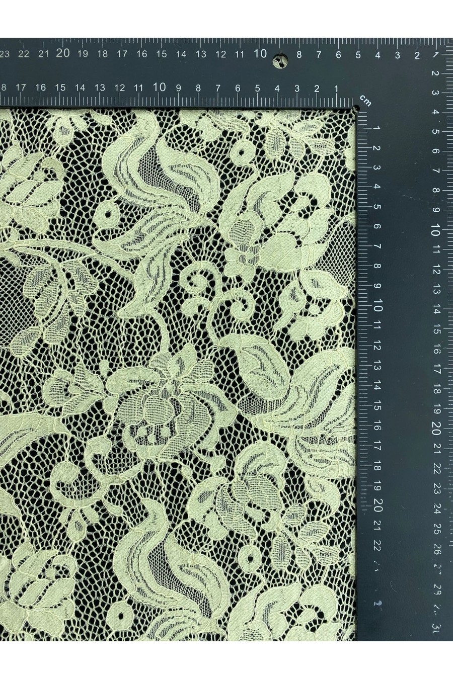 Sarı Pamuk Naylon Dantel