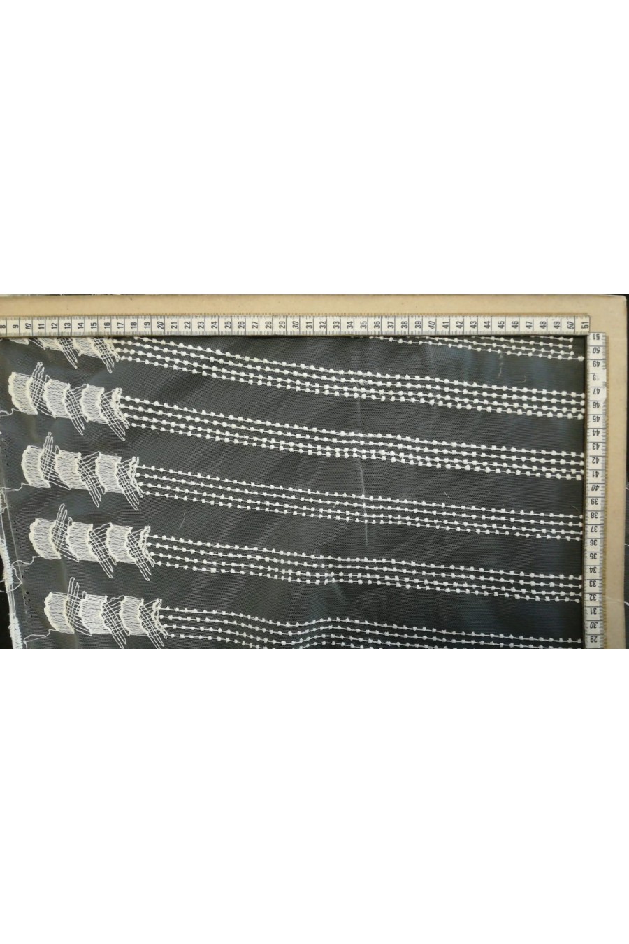 Ham Tül Üzeri Mat Polyester Brode Bant