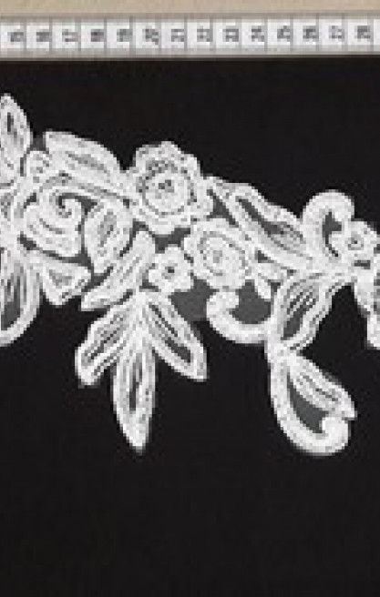 6519/BRODE/APLİK/POLYESTER/KORDLU/Y20387/DÜZ/HAM