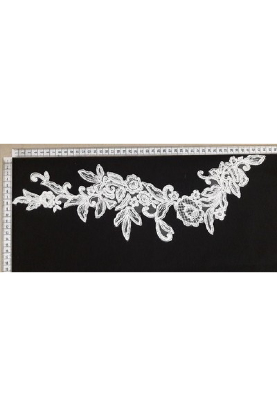 6519-ADET 6519/BRODE/APLİK/POLYESTER/KORDLU/Y20387/DÜZ/HAM