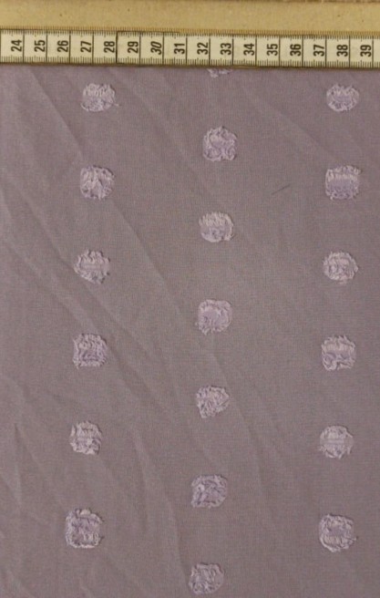 Lila Puanlı Yerli Şifon Kumaş