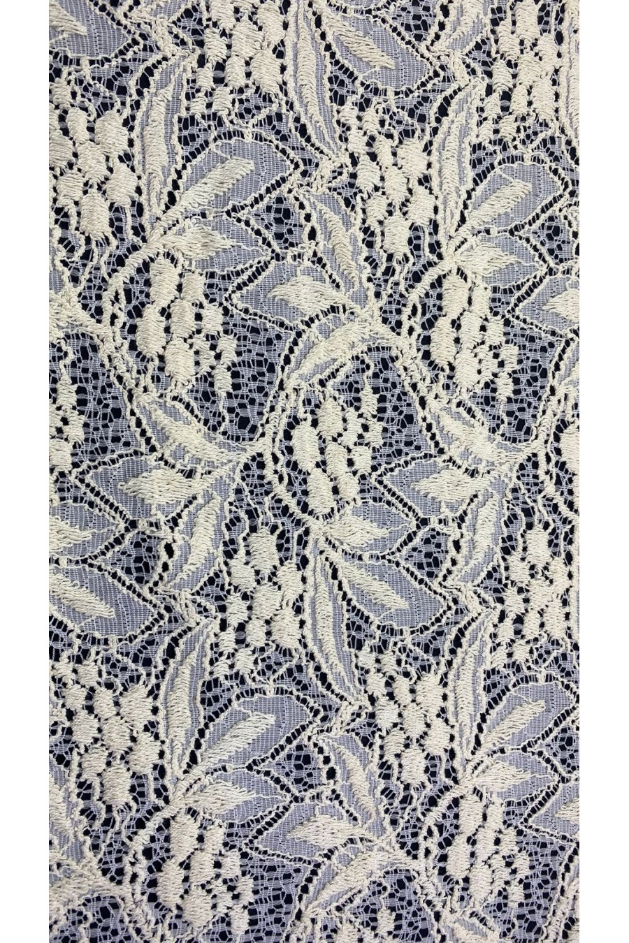 Kabartmalı Fiksli Pamuk Naylon Dantel Kumaş